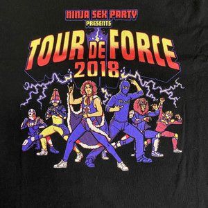Ninja Sex Party Tour de Force 2018 Tour Tee